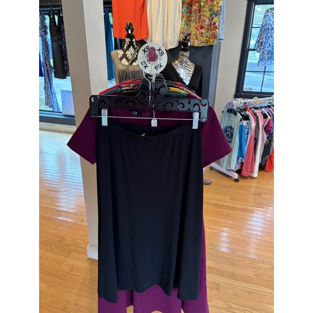 Chicos Black Skirt Size 1